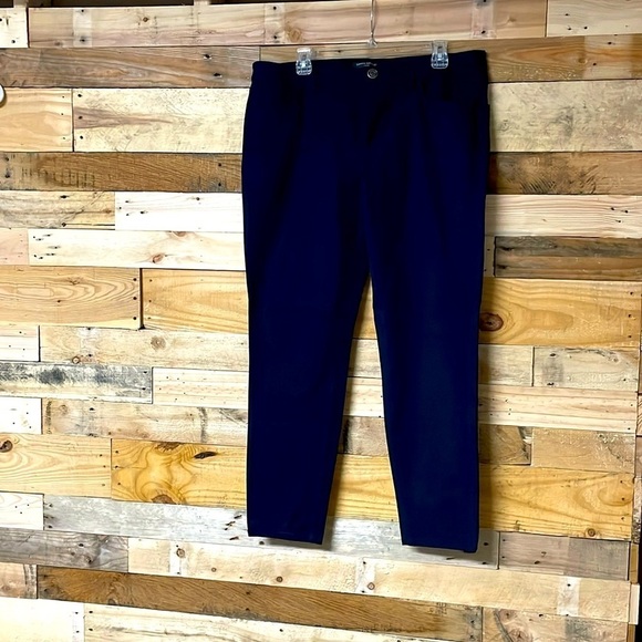 Banana Republic size 14 navy color skinny dress pants - Picture 1 of 8